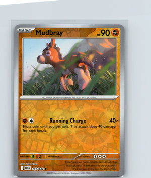 Mudbray Reverse Holo Common SV10: Destined Rivals 107/182 NM