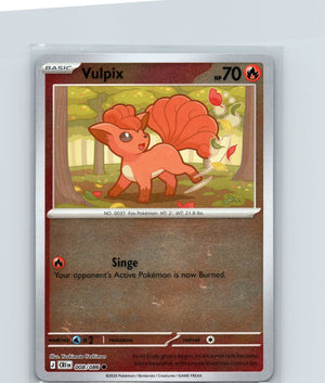 Vulpix Reverse Holo Common ME04: Chaos Rising 008/086 NM