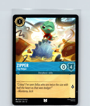 Zipper - Tiny Helper Uncommon Wilds Unknown 148/204 NM