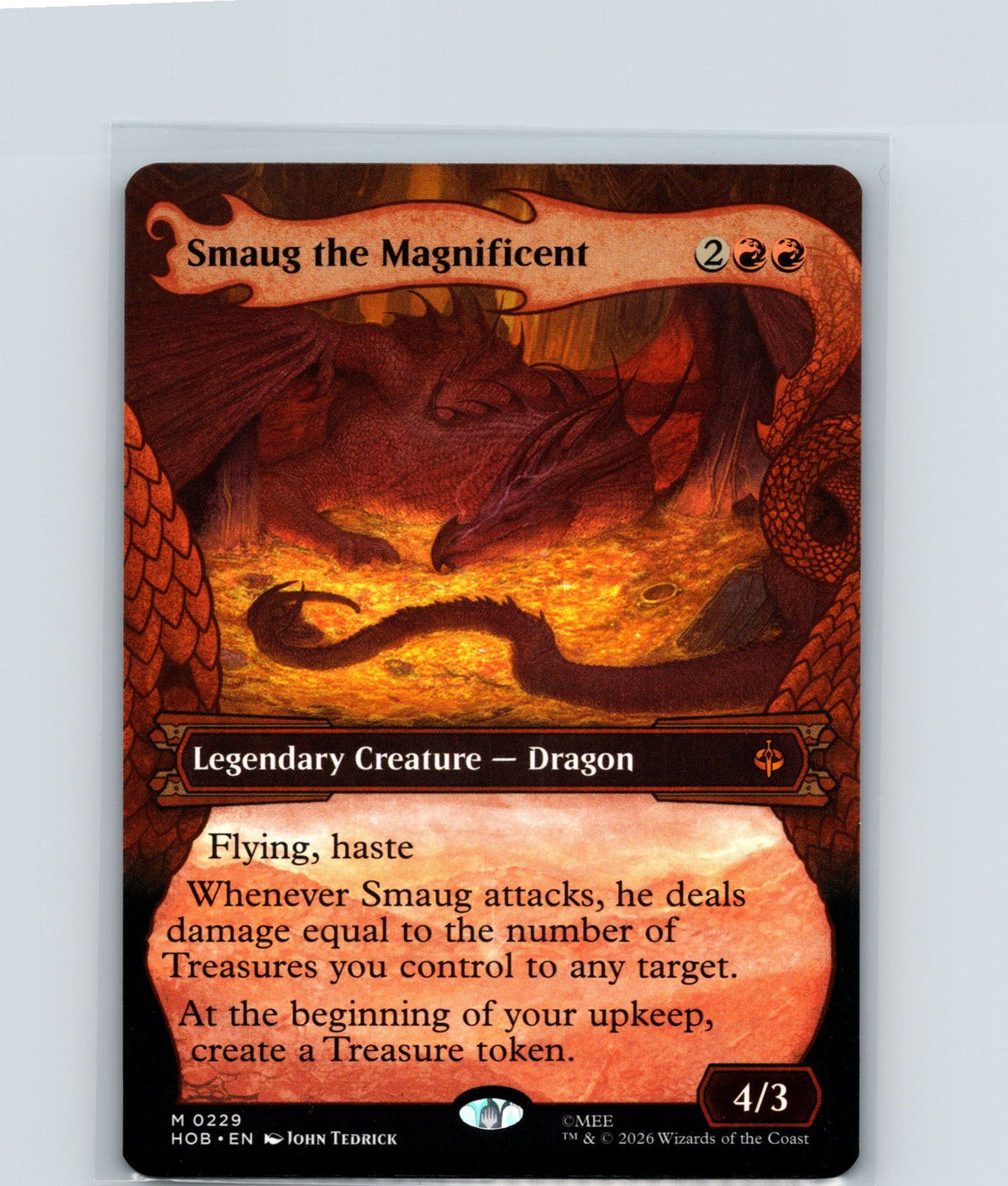 Smaug the Magnificent (Showcase) M The Hobbit 229 NM