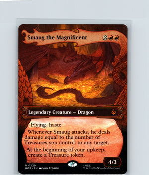 Smaug the Magnificent (Showcase) M The Hobbit 229 NM