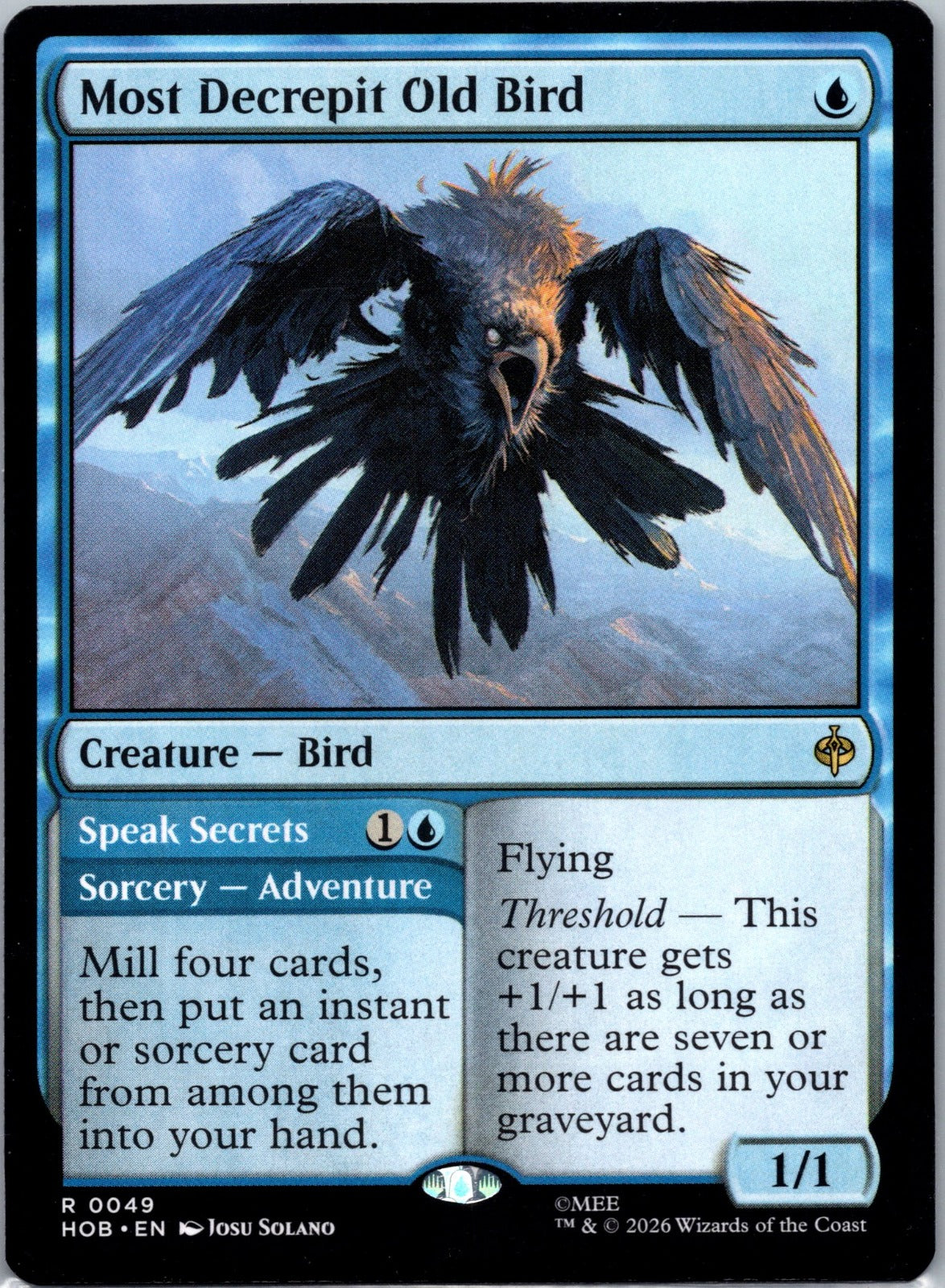 Most Decrepit Old Bird R The Hobbit 49 NM