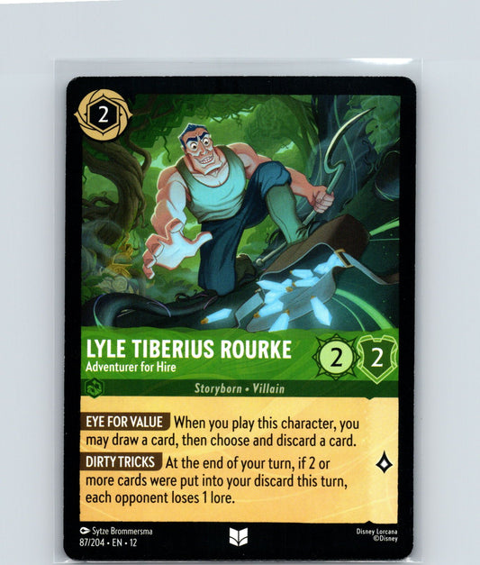 Lyle Tiberius Rourke - Adventurer for Hire Uncommon Wilds Unknown 87/204 NM