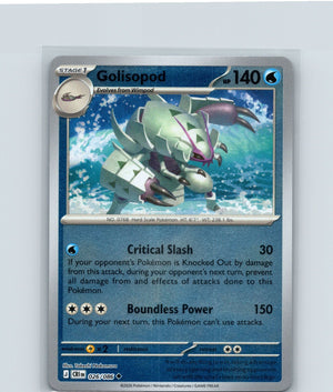 Golisopod Reverse Holo Uncommon ME04: Chaos Rising 026/086 NM