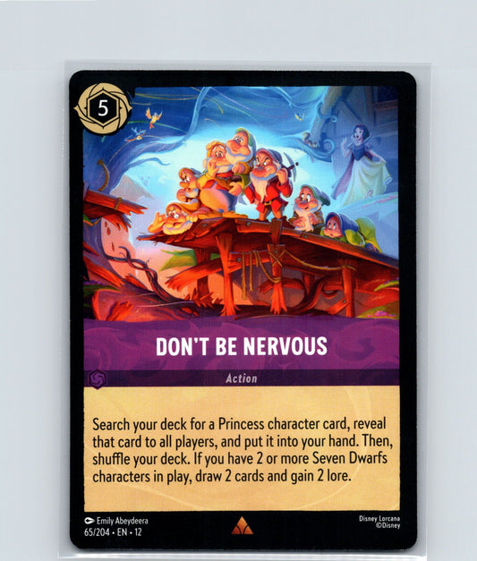 Don't Be Nervous Rare Wilds Unknown 65/204 NM