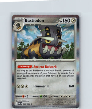 Bastiodon Holo Rare ME05: Pitch Black 062/084 NM