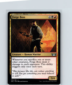 Forge Boss U Streets of New Capenna 189 NM