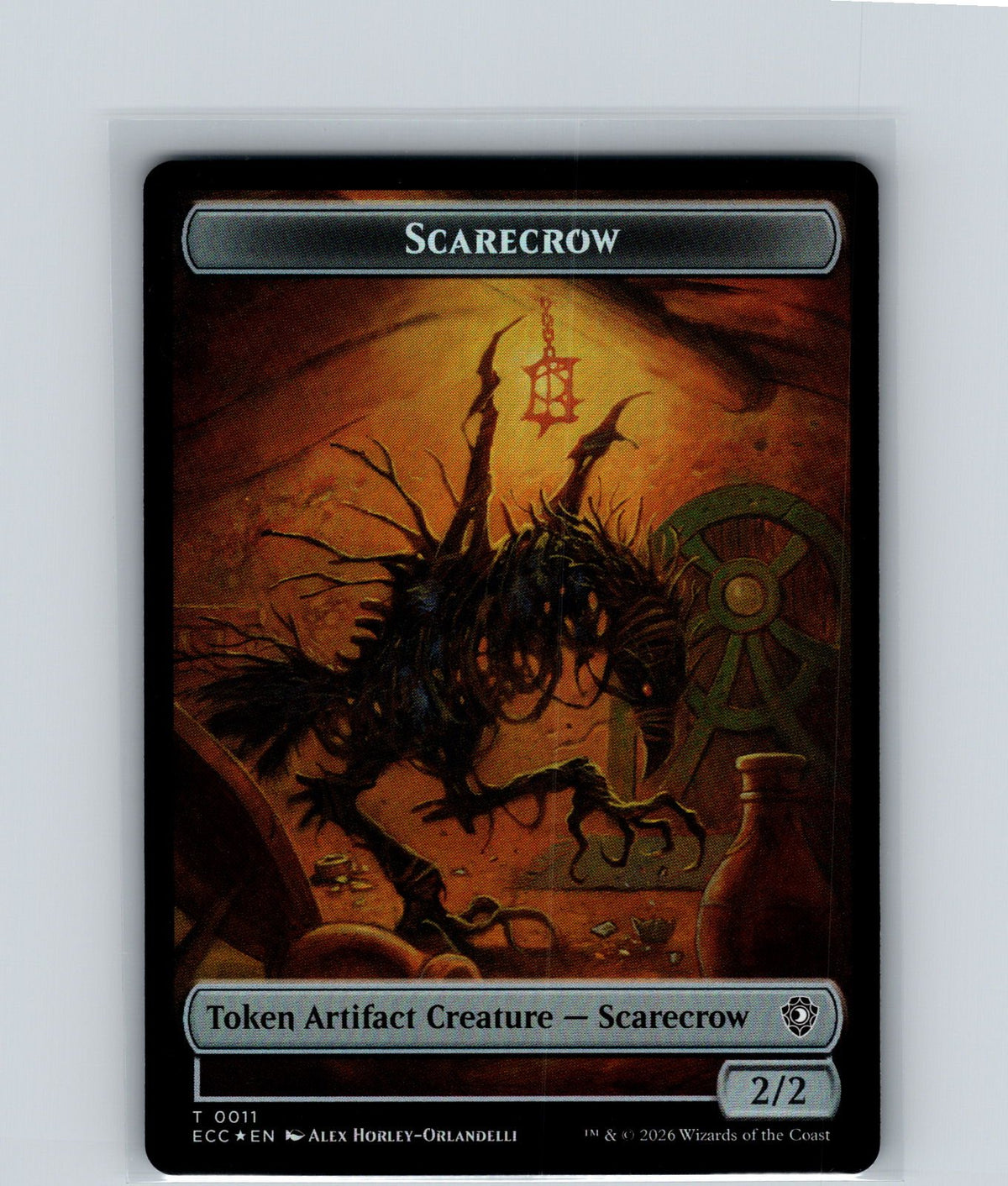 Saproling // Scarecrow Double-Sided Token Foil T 7 // 11 NM