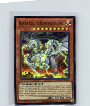 Thunder King, the Lightningstrike Kaiju 1st Edition Ultra Rare MAMO-EN046 NM