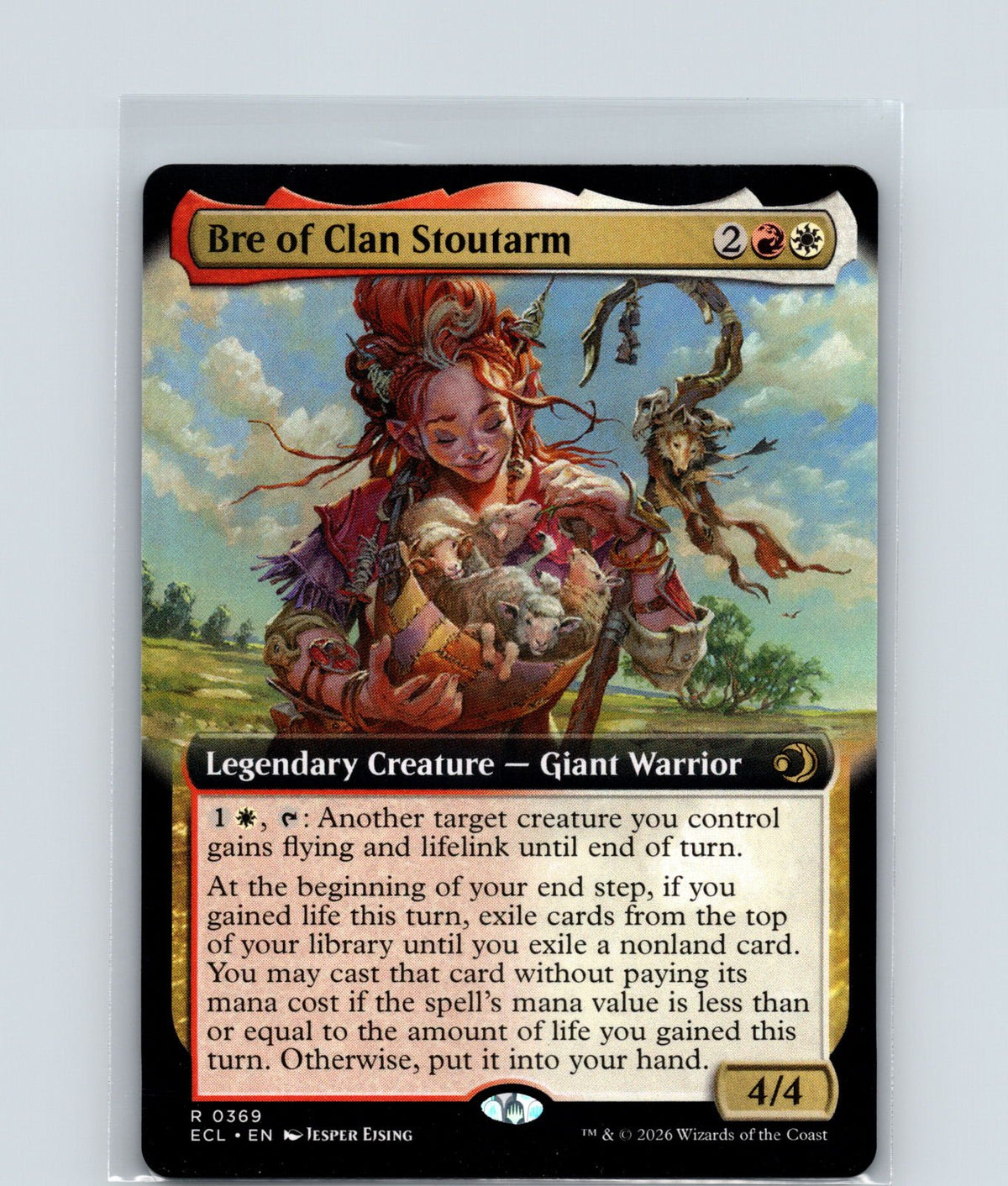 Bre of Clan Stoutarm (Extended Art) R Lorwyn Eclipsed 369 NM