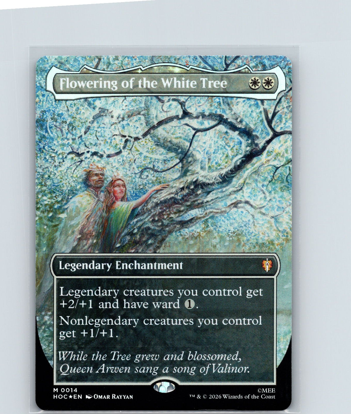 Flowering of the White Tree (Borderless) Foil M The Hobbit: Eternal-Legal 14 NM