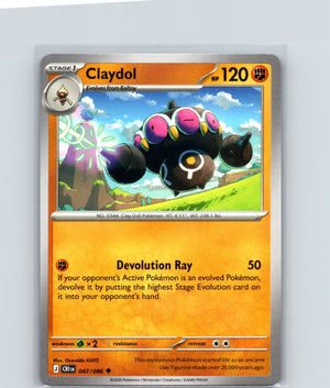 Claydol Uncommon ME04: Chaos Rising 047/086 NM
