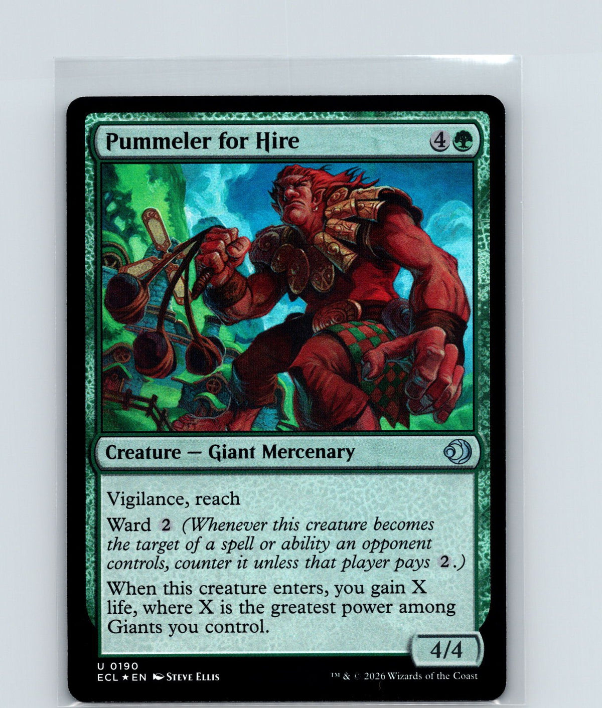 Pummeler for Hire Foil U Lorwyn Eclipsed 190 NM