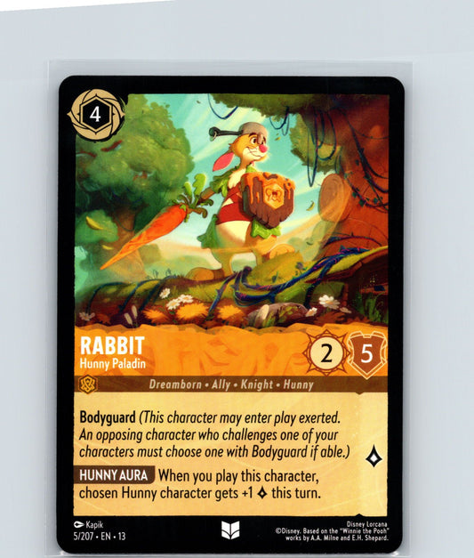 Rabbit - Hunny Paladin Uncommon Attack of the Vine! 5/207 NM
