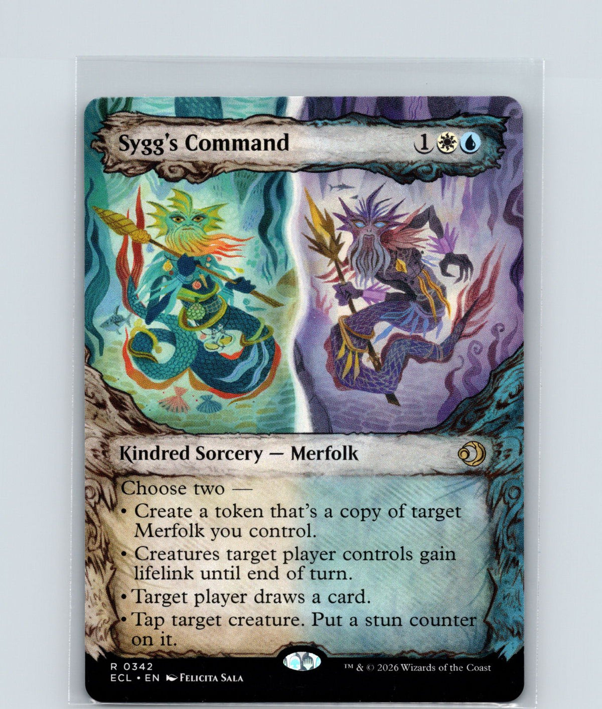 Sygg's Command (Showcase) R Lorwyn Eclipsed 342 NM