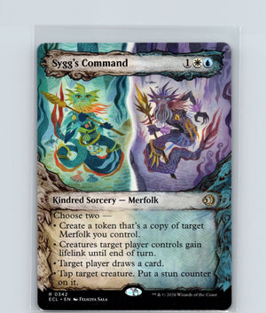 Sygg's Command (Showcase) R Lorwyn Eclipsed 342 NM