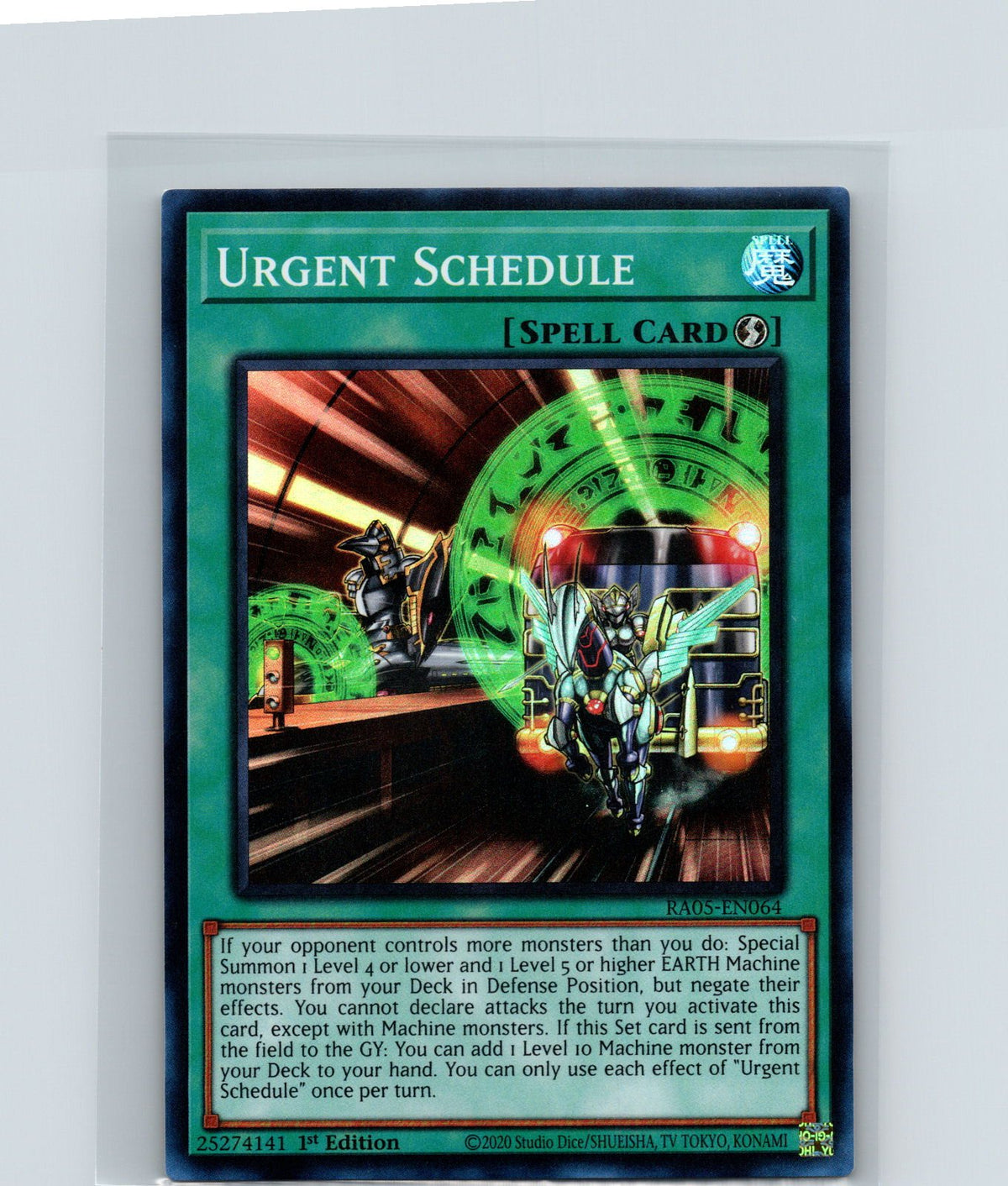 Urgent Schedule Super Rare Rarity Collection 5 RA05-EN064 NM