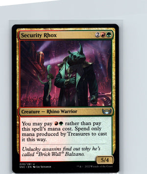 Security Rhox U Streets of New Capenna 220 NM