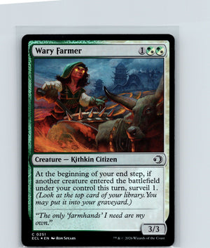 Wary Farmer Foil C Lorwyn Eclipsed 251 NM