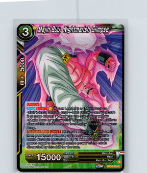Majin Buu, Nightmarish Glimpse Foil Common Power Absorbed BT20-109 NM