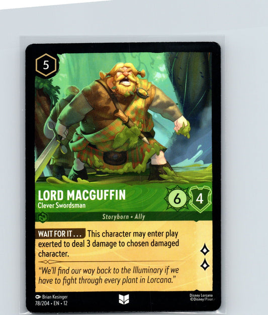 Lord MacGuffin - Clever Swordsman Uncommon Wilds Unknown 78/204 NM