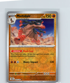 Mudsdale Reverse Holo Uncommon SV10: Destined Rivals 108/182 NM