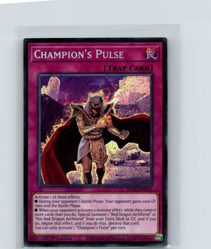 Champion's Pulse 1st Edition Secret Rare  BLGG-EN035 NM