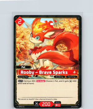 Rooby - Brave Sparks Common BP01: Dawn of Palpagos EBP01-011 NM