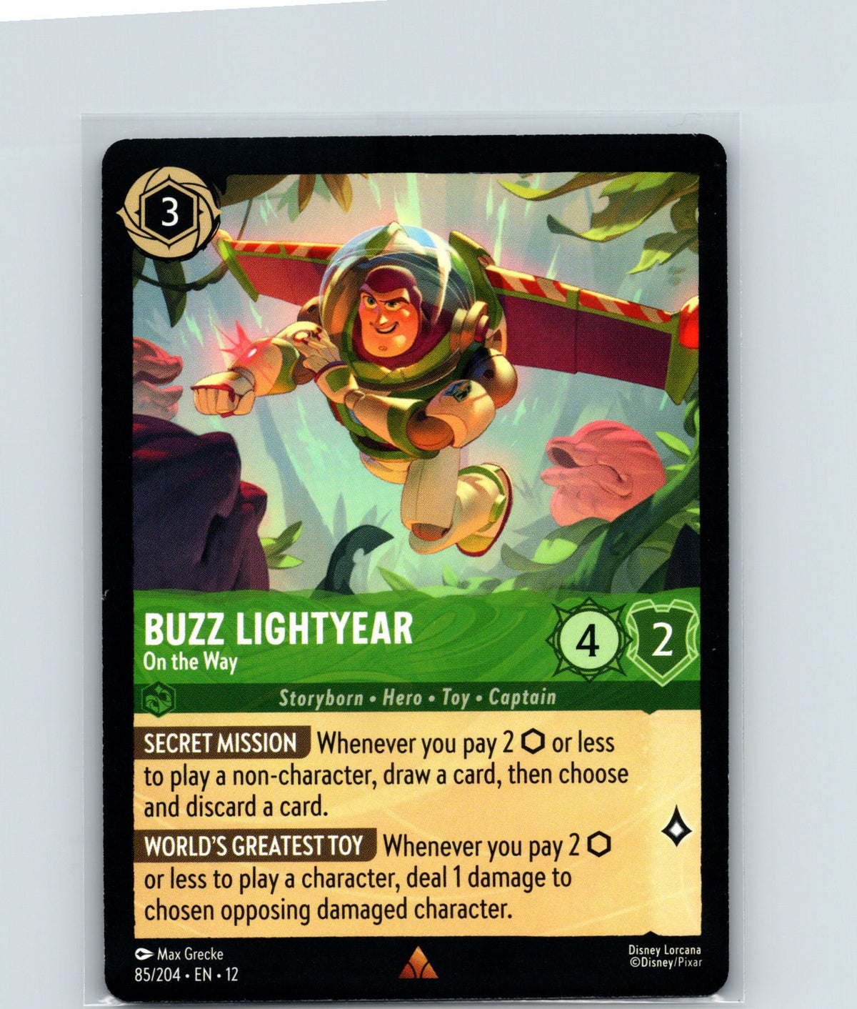 Buzz Lightyear - On the Way Rare Wilds Unknown 85/204 NM