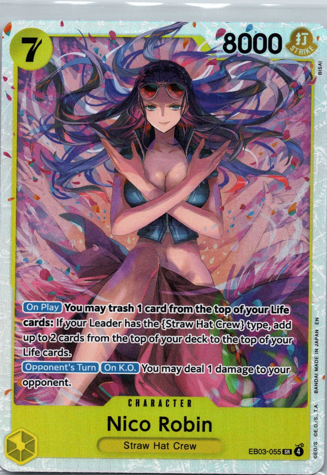 Nico Robin (055) Foil SR Extra Booster: One Piece Heroines Edition EB03-055 NM