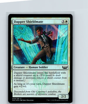 Dapper Shieldmate Foil C Streets of New Capenna 9 NM