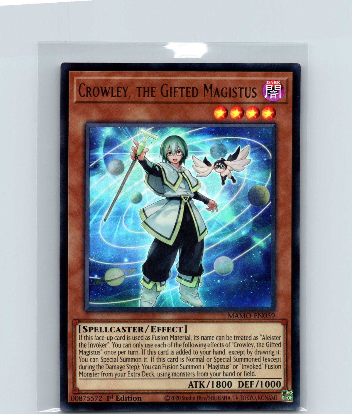 Crowley the Gifted Magistus 1st Ed Ultra Rare Magnificent Monsters MAMO-EN059 NM