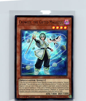 Crowley the Gifted Magistus 1st Ed Ultra Rare Magnificent Monsters MAMO-EN059 NM