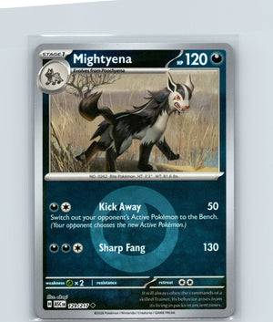 Mightyena (Energy Symbol Pattern) Reverse Holo Uncommon 129/217 NM