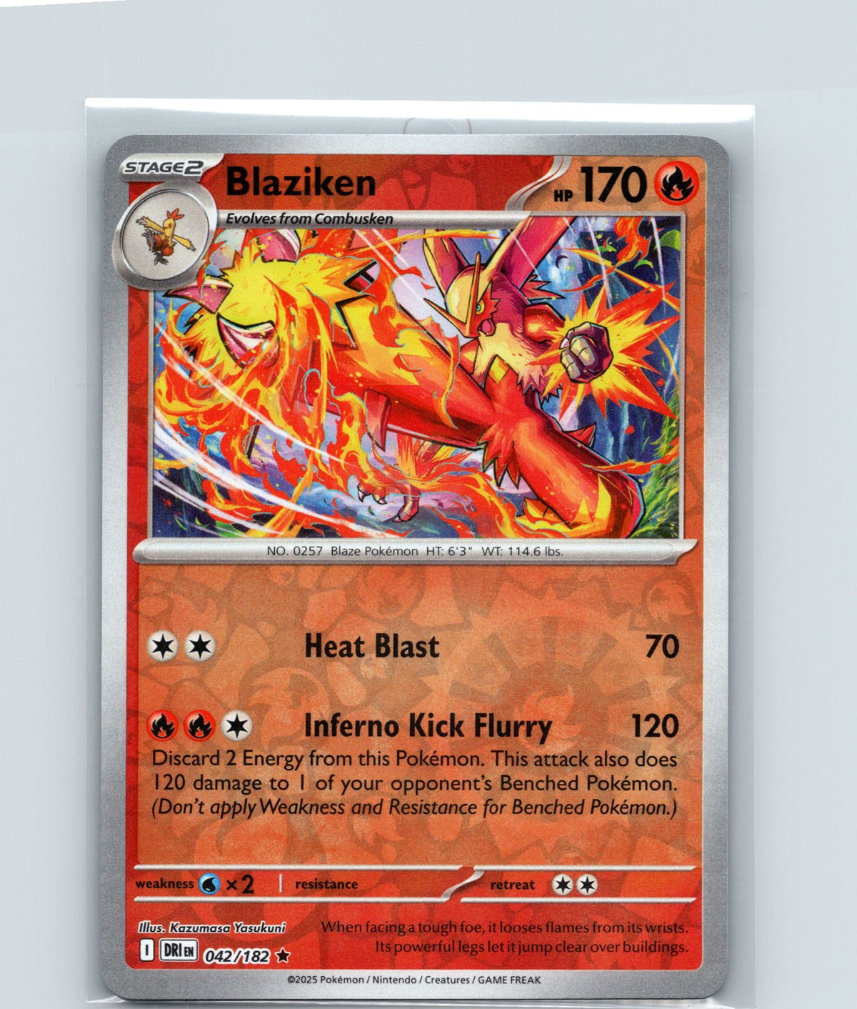 Blaziken Reverse Holo Rare SV10: Destined Rivals 042/182 NM