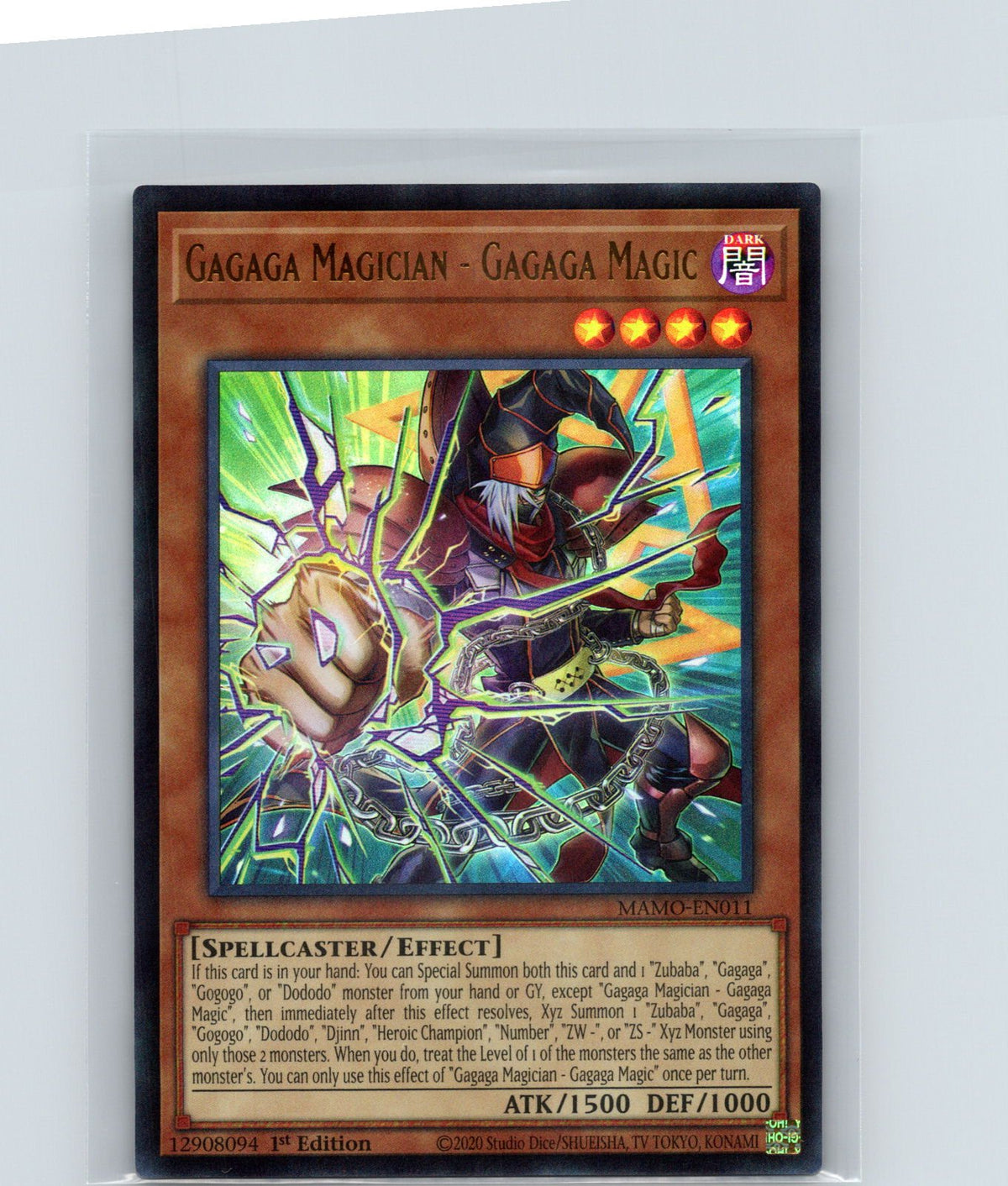 Gagaga Magician - Gagaga Magic 1st Ed Ultra Rare MAMO-EN011 NM