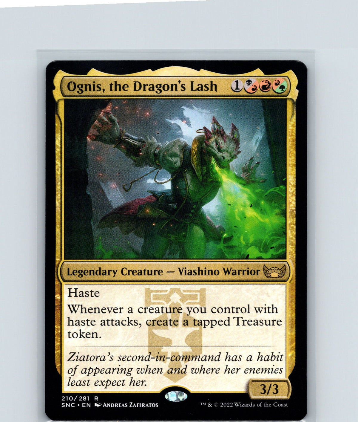 Ognis, the Dragon's Lash R Streets of New Capenna 210 NM