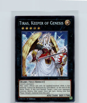 Tiras, Keeper of Genesis 1st Edition Secret Rare BLGG-EN094 NM