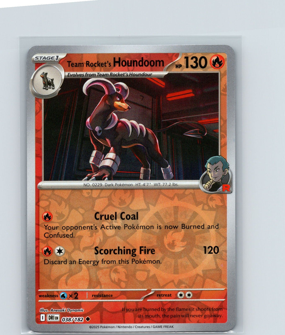Team Rocket's Houndoom Uncommon SV10: Destined Rivals 038/182 NM