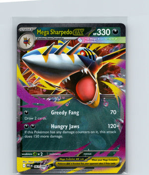 Mega Sharpedo ex Holo Double Rare ME02: Phantasmal Flames 061/094 NM