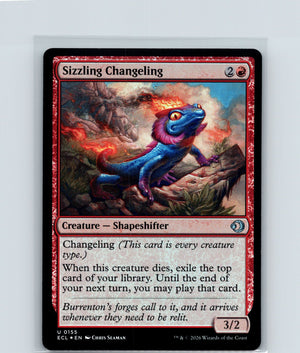 Sizzling Changeling Foil U Lorwyn Eclipsed 155 NM