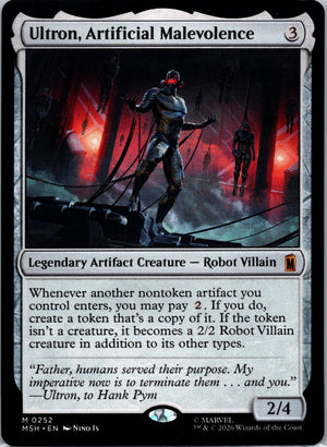 Ultron, Artificial Malevolence M Marvel Super Heroes 252 NM