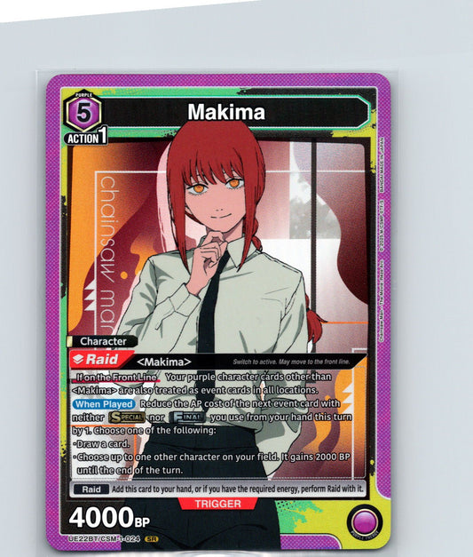 Makima (024) Foil Super Rare UE22BT: CHAINSAW MAN UE22BT/CSM-1-024 NM