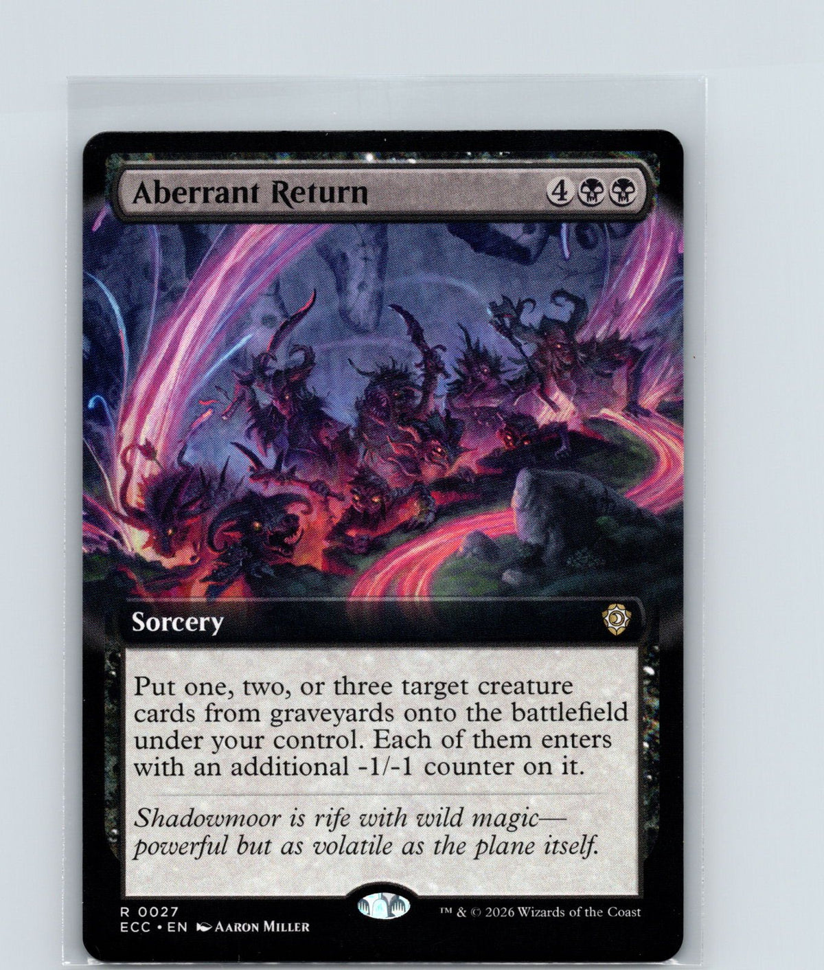Aberrant Return (Extended Art) R Commander: Lorwyn Eclipsed 27 NM