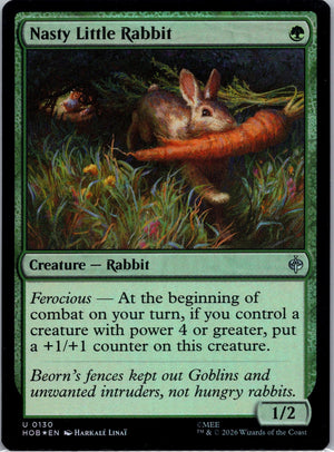 Nasty Little Rabbit Foil U The Hobbit 130 NM