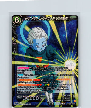 Great Priest, Declaration of Annihilation Foil Common Power Absorbed BT20-120 NM
