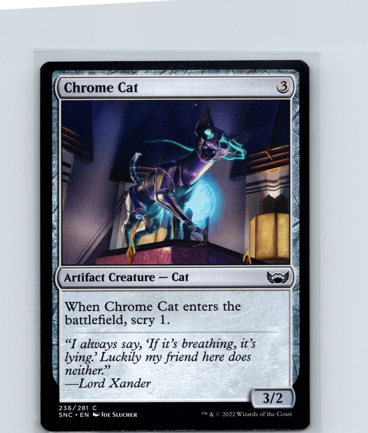 Chrome Cat C Streets of New Capenna 236 NM