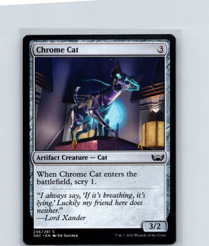 Chrome Cat C Streets of New Capenna 236 NM