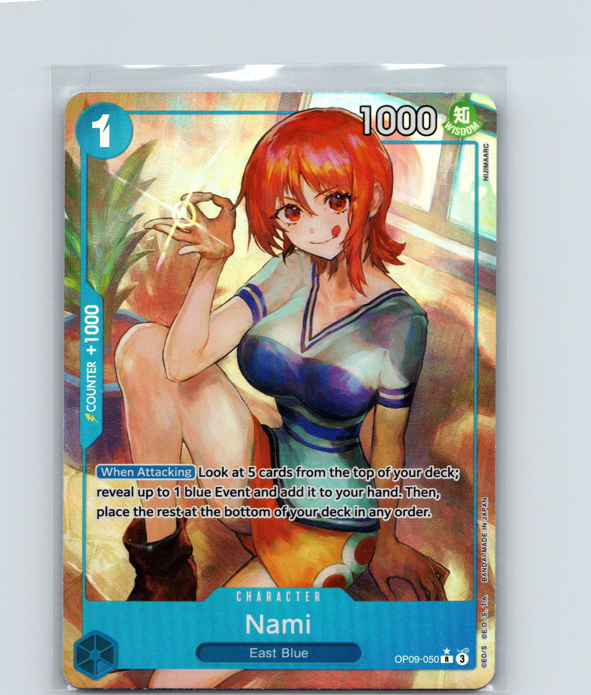 Nami (050) (Parallel) Foil R Emperors in the New World OP09-050 NM