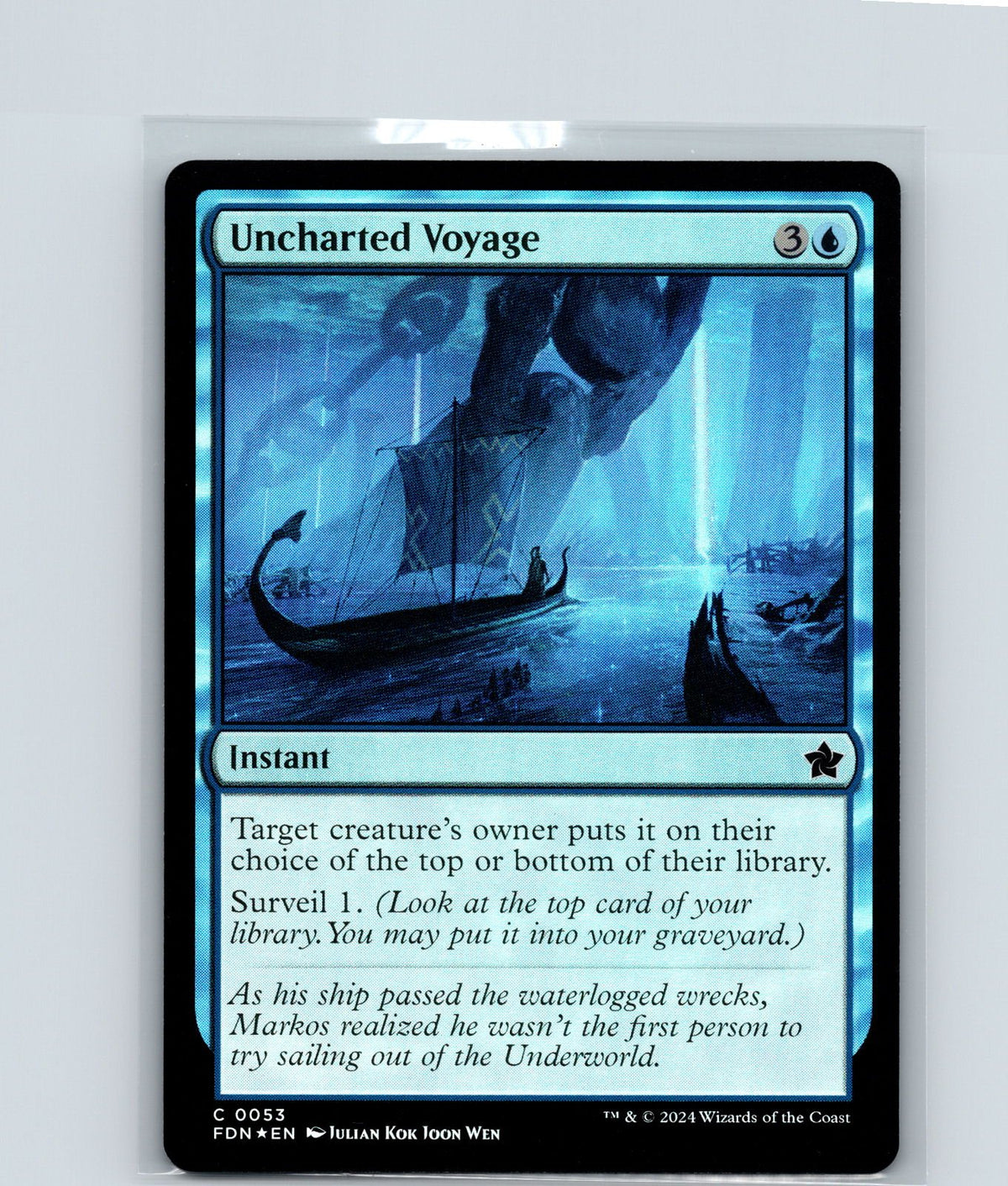 Uncharted Voyage Foil C Foundations 53 NM